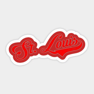 St louis Baseball Sticker